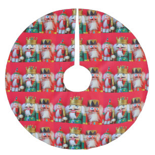 Falda Para El Árbol De Navidad De Poliéster Trio de peto