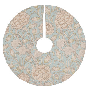 Falda Para El Árbol De Navidad De Poliéster Tulipán Silvestre Floral Diseño de William Morris