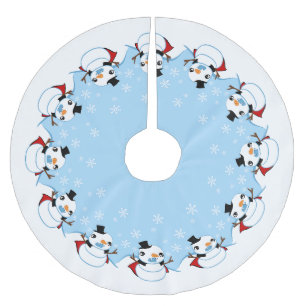 Falda Para El Árbol De Navidad De Poliéster Vampiro Snowman