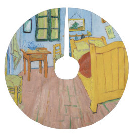 Falda Para El Árbol De Navidad De Poliéster Vincent Van Gogh - Dormitorio de Vincent en Arles