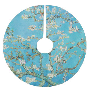 Falda Para El Árbol De Navidad De Poliéster Vincent van Gogh - Flor de Almendro
