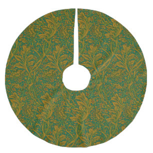 Falda Para El Árbol De Navidad De Poliéster Vintage William Morris Arcadia Totalmente Sin Cost