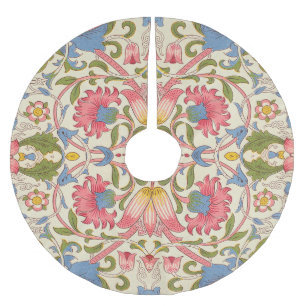 Falda Para El Árbol De Navidad De Poliéster William Morris Lodden Spring Wallpaper Art