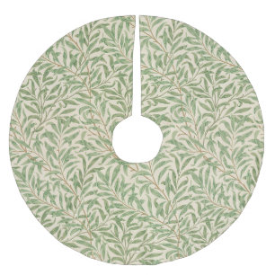Falda Para El Árbol De Navidad De Poliéster William Morris Sauce de Sauce de jardín Flor Clási