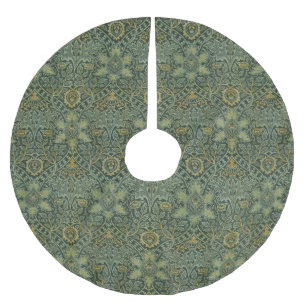 Falda Para El Árbol De Navidad De Poliéster William Morris Vintage Persa Artes y Oficios