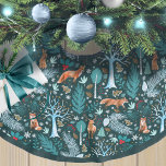 Falda Para El Árbol De Navidad De Poliéster Winter Woodland Verde azulado/Gold ID785<br><div class="desc">Este original patrón de falda arbórea presenta una llamativa paleta de colores en tonos verde azulados y dorados. El encanto sofisticado de este diseño no se limita a los niños, sino que el maravilloso paisaje invernal de animales y follaje le da a este patrón un ambiente moderno y contemporáneo. Los...</div>