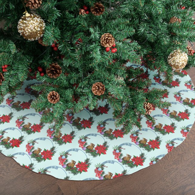 Falda Para El Árbol De Navidad De Poliéster Wreath del ratón navidades (Subido por el creador)
