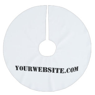 Falda Para El Árbol De Navidad De Poliéster YourWebSite.com