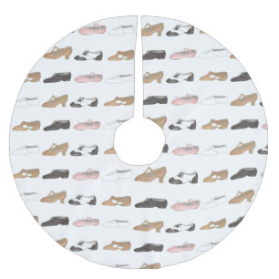 Falda Para El Árbol De Navidad De Poliéster Zapatos de baile Ballet Tap Jazz Lyrical Acro Stud