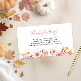 Fall Baby Shower Books Para Tarjeta De Alojamiento