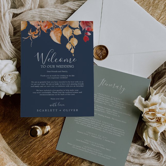 Fall deja a Boda de la Armada carta de bienvenida  (Subido por el creador)