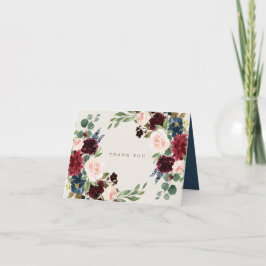 Fall Elegance Tarjeta de agradecimiento