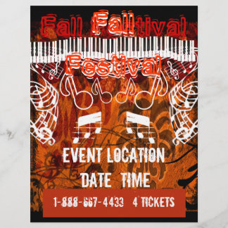 Fall Festival Halloween Evento o Fall Event Flyer