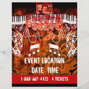 Fall Festival Halloween Evento o Fall Event Flyer