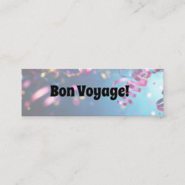 Fall Greetings/Bon Voyage Mini tarjeta de presenta