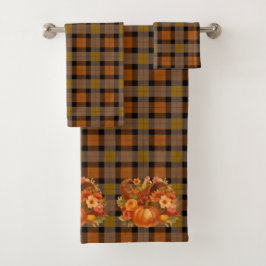 Fall Harvest Plaid Y Cornucopia