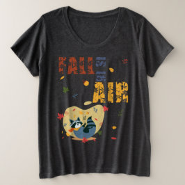 Fall Is in The Air Raccoon Autumn