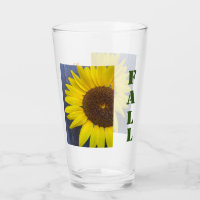 FALL Sunflower Beer glass