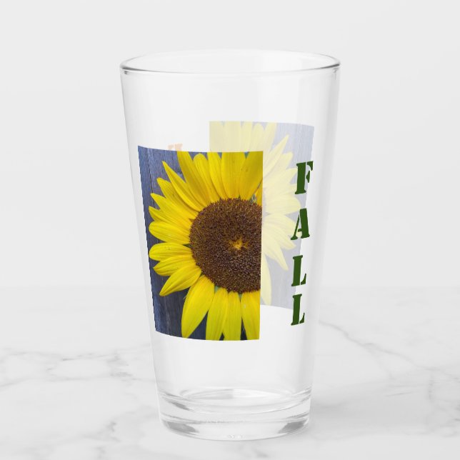 FALL Sunflower Beer glass (Anverso)