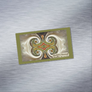 "Fall Wedding Table Favor" Magnet de tarjetas de p