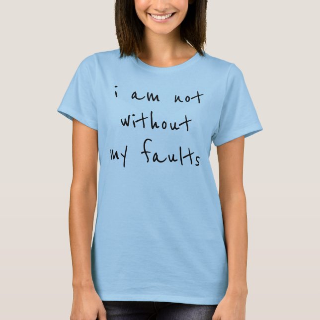 Fallas en la camiseta básica de la mujer (Anverso)