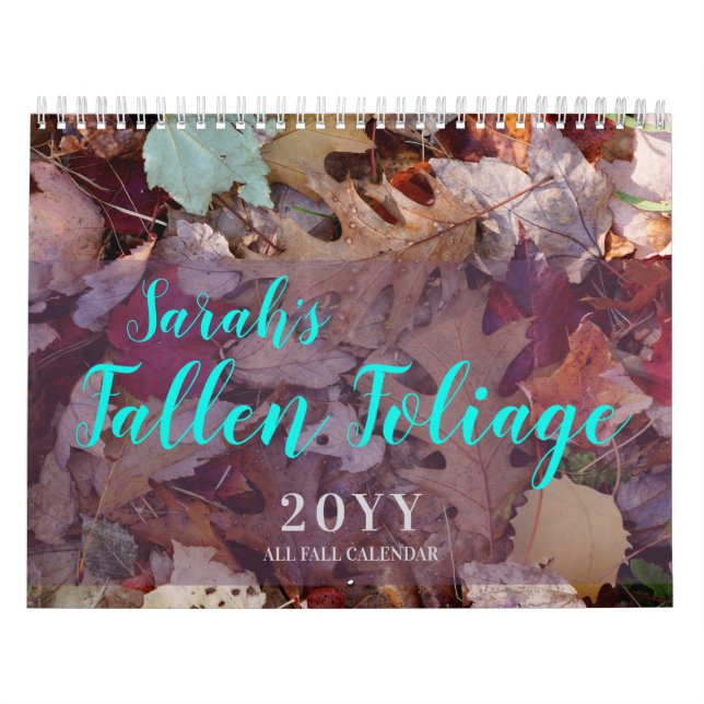 Fallen deja calendario otoño (Tapa)
