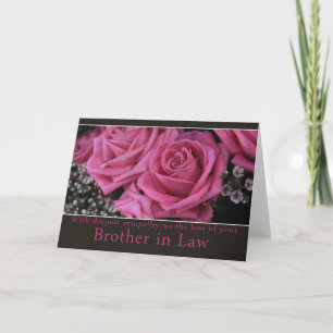 Fallo de derecho Hermano en la tarjeta de rosa Sim