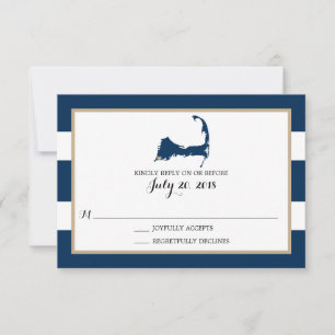 Falmouth Cape Cod con corazón   RSVP de boda