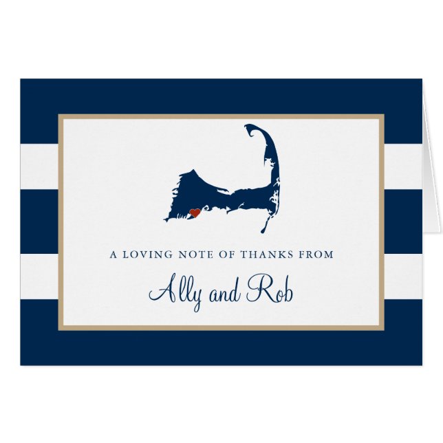 Falmouth Cape Cod Gracias (Anverso (Horizontal))