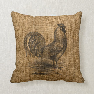 Falsa arpillera del Cojín decorativo con imagen