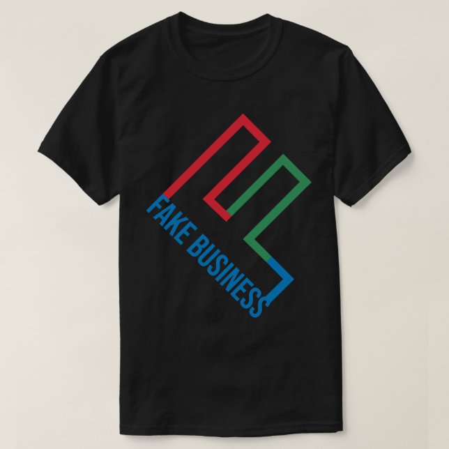 Falsa camiseta clásica de negocios (Diseño del anverso)
