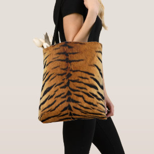 Falsa piel del tigre siberiano por todo la bolsa