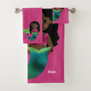 Falsa sirena africana personalizada del negro del