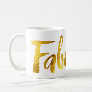 Falsa taza de café "fabulosa" del Relieve