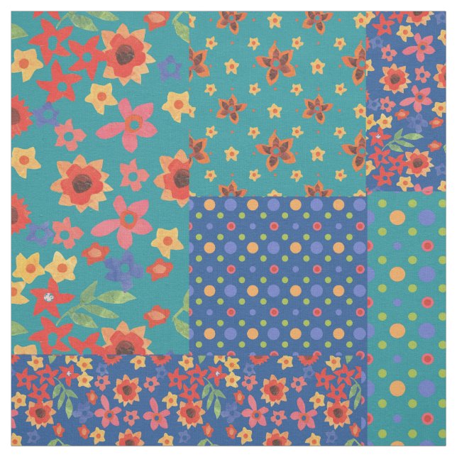 Falsa tela nostálgica del modelo del remiendo (Retal)