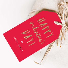 Falsas etiquetas del regalo del día de San