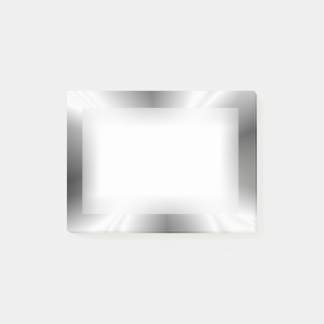 Falsas notas metálicas de plata del Poste-it® (Anverso)