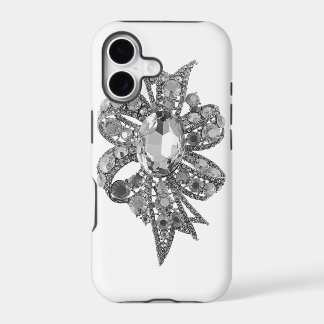 Falso caso Jeweled y diamante de imitación de