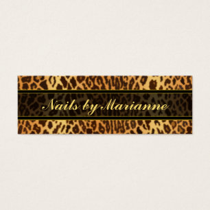 Falso estampado de animales del leopardo