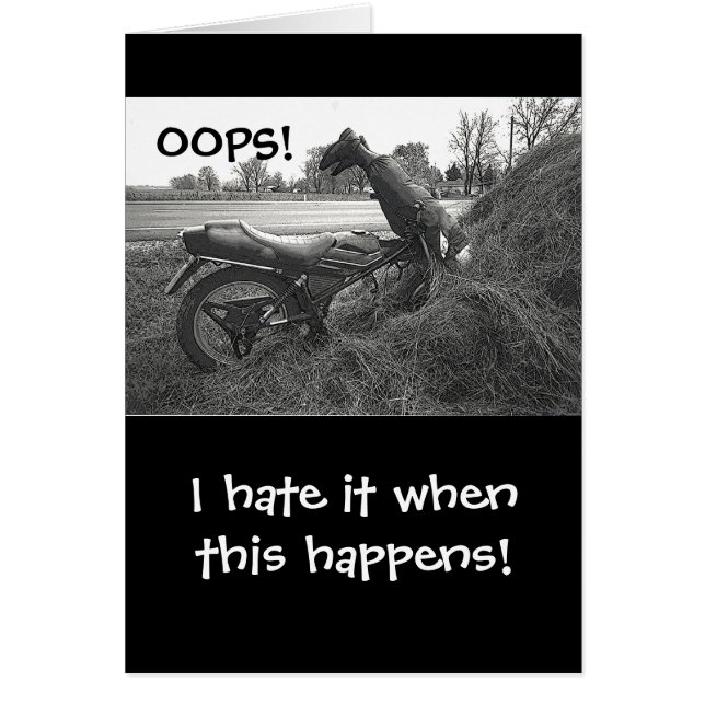(FALSO)MOTORBIKE ACCIDENTE EN HAY BALE/HUMOR (Frente)