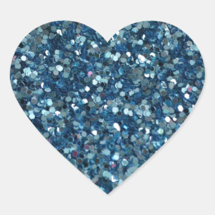 (Falsos) PEGATINAS AZULES del CORAZÓN del