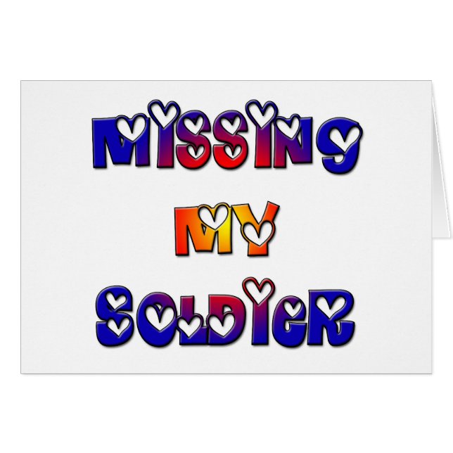 Falta de mi soldado (Anverso (Horizontal))