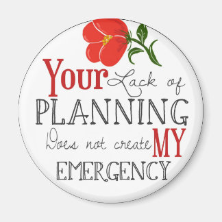 Falta de un imán de planificación