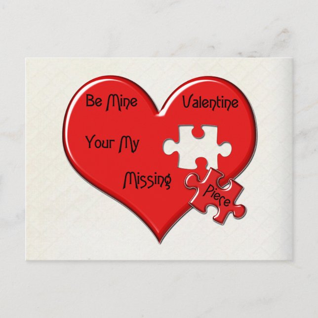 Falta la tarjeta postal de San Valentín (Anverso)