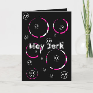 Faltan calaveras en la tarjeta de felicitación Jer