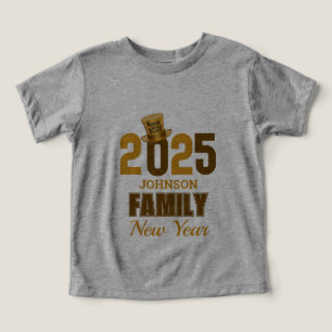 Familia 2025 personalizada Feliz Año Nuevo