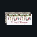 Familia de 12 | Abuelos | Grandes almacenes famili<br><div class="desc">Es difícil encontrar tarjetas personalizadas para familias grandes, así que creé esta divertida tarjeta de surtido que puede ser personalizada con hasta 12 nombres. Puedes cambiar los saludos y también agregar el nombre de tu familia y el año. La parte posterior de esta tarjeta tiene un fondo de plaid coordinado....</div>