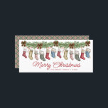 Familia de 12 | Abuelos | Grandes almacenes famili<br><div class="desc">Es difícil encontrar tarjetas personalizadas para familias grandes, así que creé esta divertida tarjeta de surtido que puede ser personalizada con hasta 12 nombres. Puedes cambiar los saludos y también agregar el nombre de tu familia y el año. La parte posterior de esta tarjeta tiene un fondo de plaid coordinado....</div>