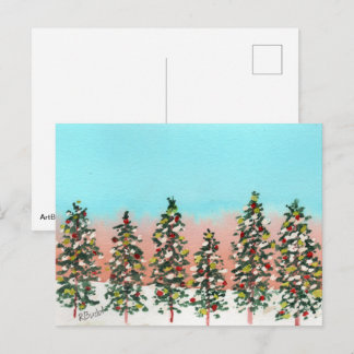 Familia de árboles de Navidad