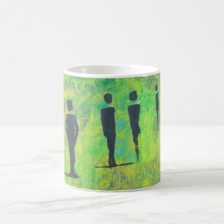 Familia de cuatro en tu taza de café